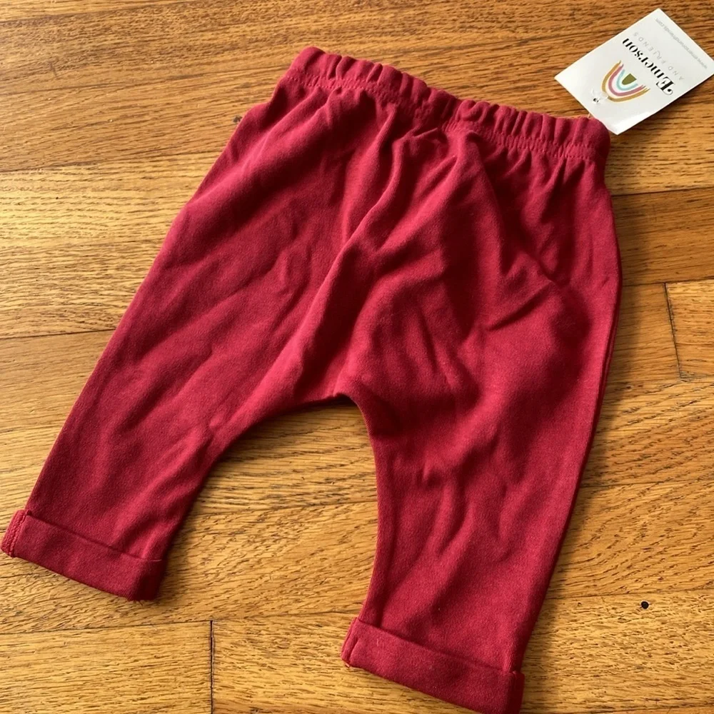 Emerson and Friends NWT Cotton Baby Joggers and Onesie Size 3-6 Months